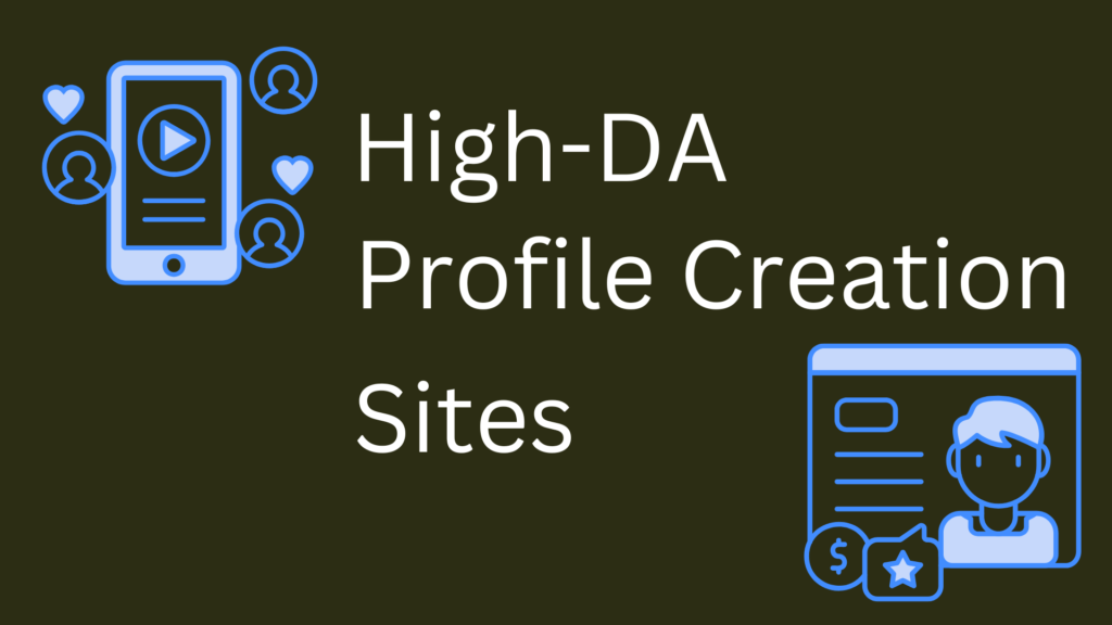 best free working profile creation sites for seo in india